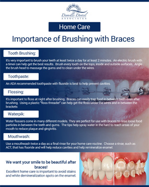 Brushing with Braces